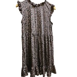 Womens sz M leopard print dress, Blooming Jelly
